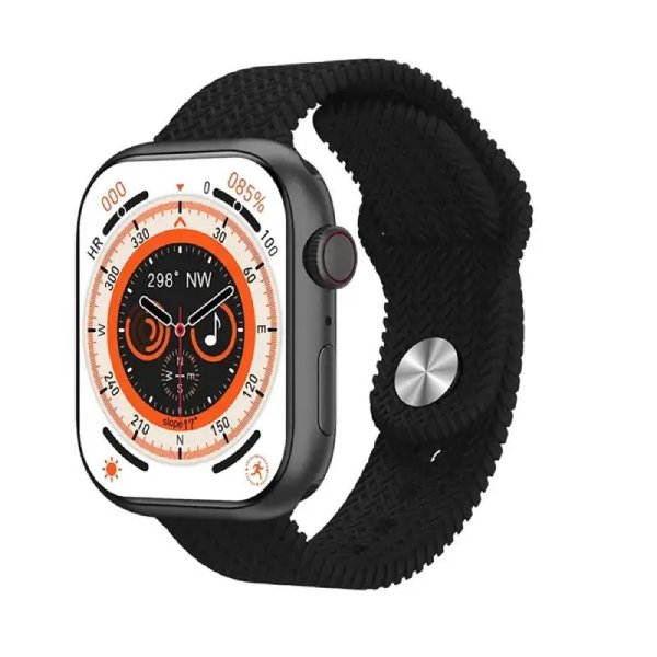 HK9 Pro Plus AMOLED Smart Watch - Black