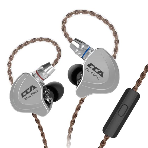 CCA C10 1DD+4BA Five Drivers Hybrid HiFi In-Ear Earphone