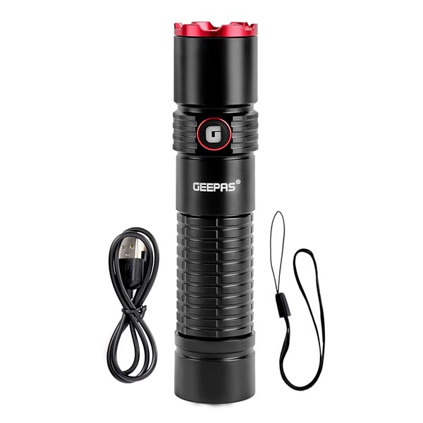 Geepas GFL51065 Rechargeable LED Flashlight