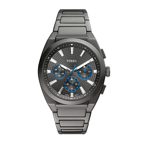 Fossil FS6107 Everett Chronograph Smoke Stainless Steel Watch
