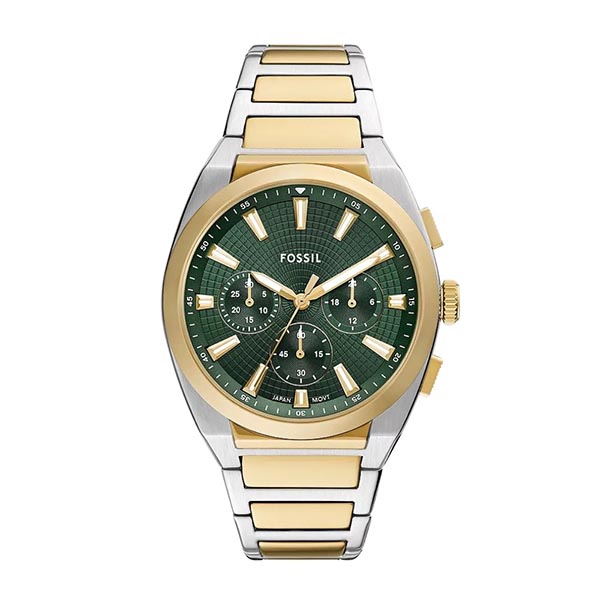 Fossil FS6106 Everett Chronograph Two-Tone Stainless Steel Watch