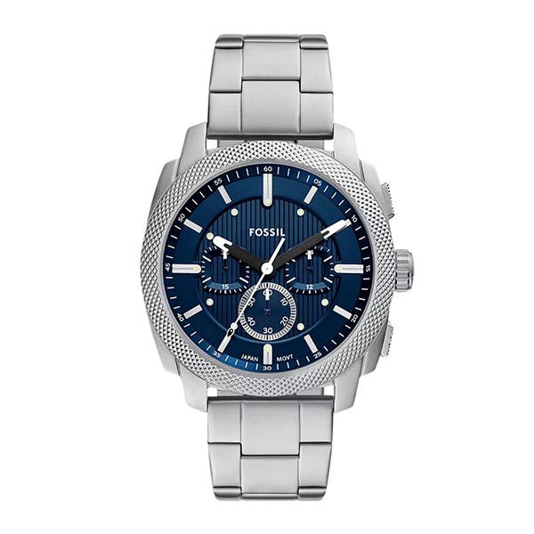 Fossil FS6096 Machine Chronograph Smoke Stainless Steel Watch