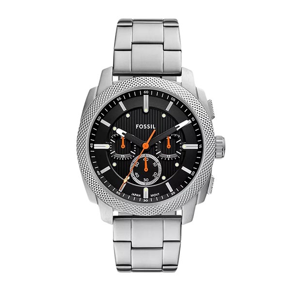 Fossil FS6095 Machine Chronograph Smoke Stainless Steel Watch