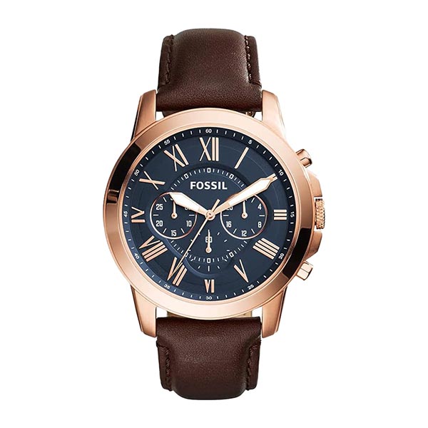 Fossil FS5068 Grant Chronograph Brown Leather Watch