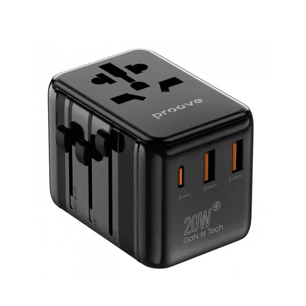 Proove 20W Universal Travel adapter (2C1A)