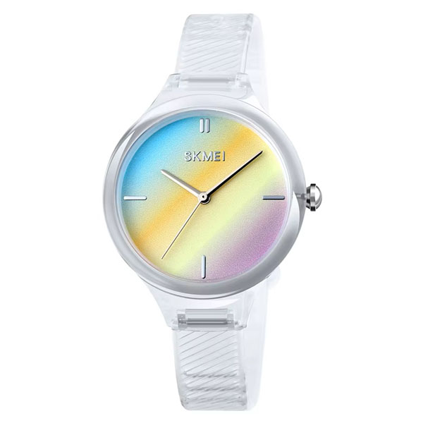 Skmei 1714 Fashion Transparent Color Women Wrist Watch