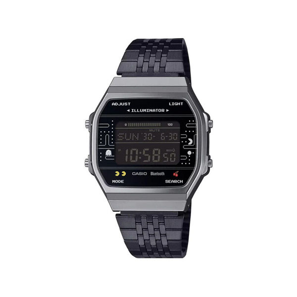 Casio (ABL-100WEPC-1B) Pac-Man Digital Black Dial Watch for Men