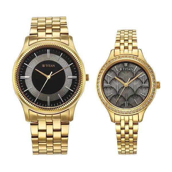 Titan 18242712YM02P Watch for Couple