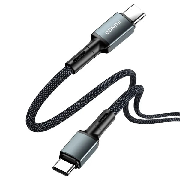 XUNDD XDDC-033 1m 60W USB-C to USB-C Aluminum Alloy Braided Fast Charging Data Cable