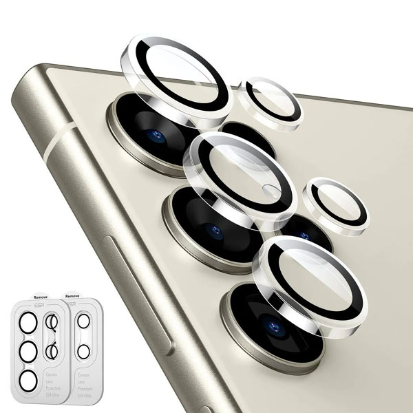ESR Armorite Camera Lens Protectors for Galaxy S24 Ultra (2 pcs Pack) – Clear