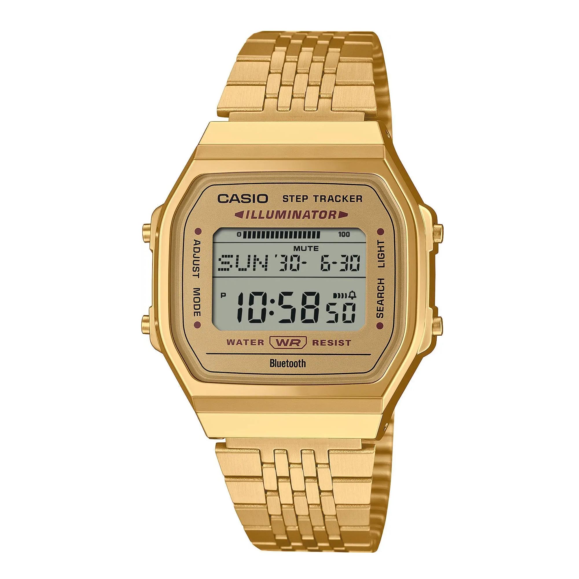 Casio ABL-100WEG-9A Vintage Gold-tone Smartphone Link Men's Watch