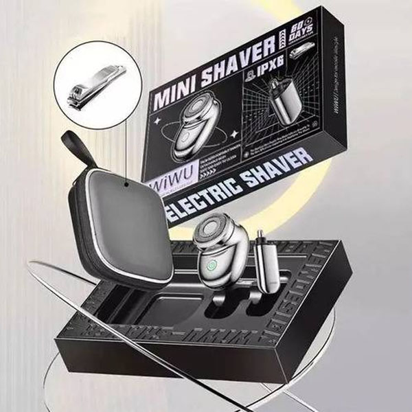 WiWU Wi-SH006 3-in-1 Men's Grooming Travel Case Kit