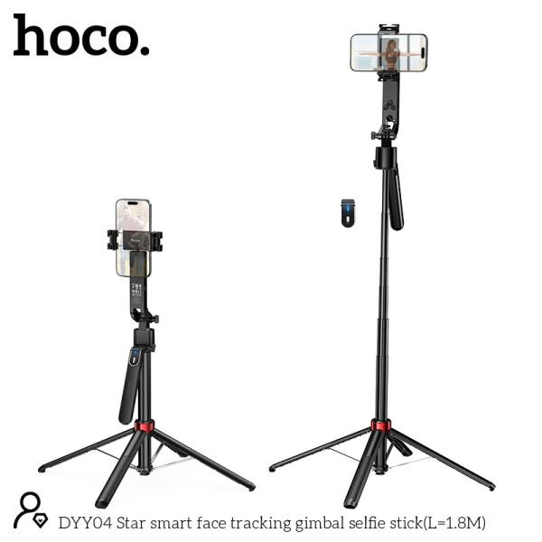 Hoco DYY04 Star Smart Face Tracking Ai Gimbal Selfie Stick