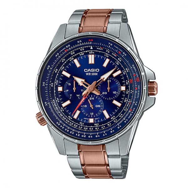 Casio MTP SW320RG-2AVDF Chronograph Watch for Men