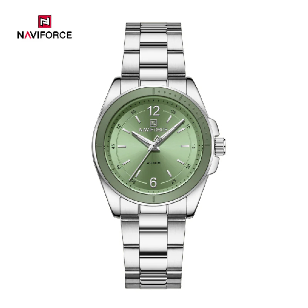 NAVIFORCE NF5062 Quartz Women's Watch - Silver Green