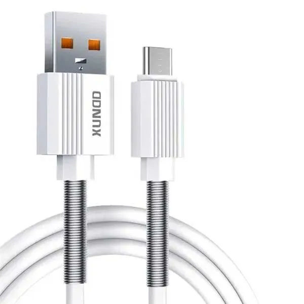 XUNDD XDDC-016 Micro USB Dual Spring Connector 2.4A Fast Charging Cable