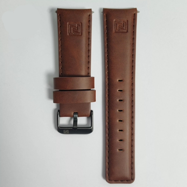 Naviforce 23mm Coffee Genuine Watch Strap