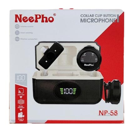 NeePho NP-58 wireless clip-on microphone