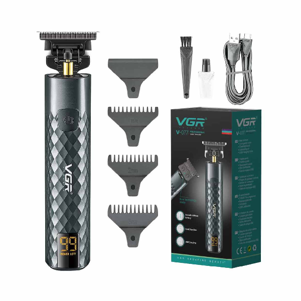VGR V097 Hair Clipper &amp; Beard Trimmer with Digital Display