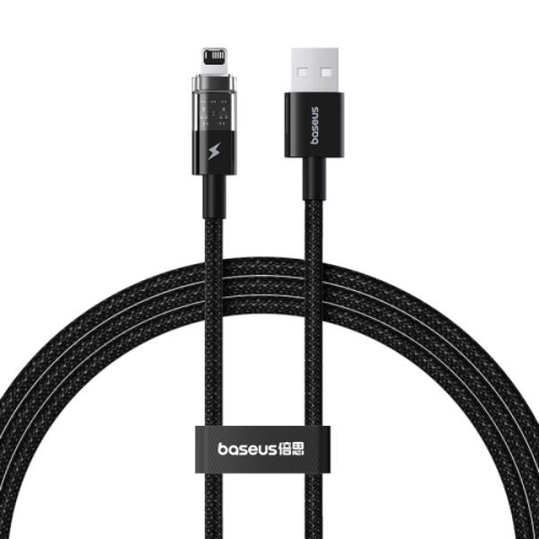 Baseus Gem Transparent 2.4A USB to 8 Pin Fast Charging Data Cable