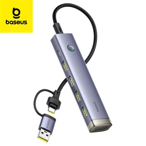 Baseus UltraJoy Series 4-Port HUB 10GBPS Data Transfer