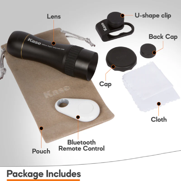 Kase 300mm Mobile Phone Super Telephoto Lens
