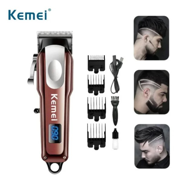 Kemei KM-233 Professional Rechargeable Hair &amp; Beard Trimmer