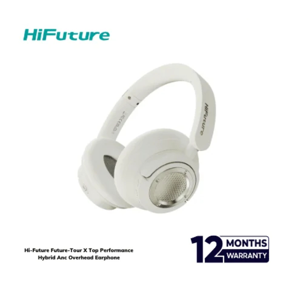 Hi-Future Future-Tour X Top Performance Hybrid Anc Overhead Earphone - Champagne