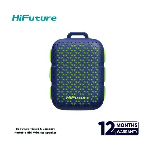 HiFuture Pocket S Mini Wearable Bluetooth Speaker - Blue