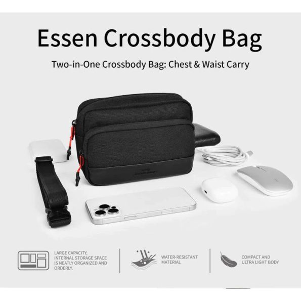 WiWU Essen 2 in 1 Crossbody Bag Travel Pouch