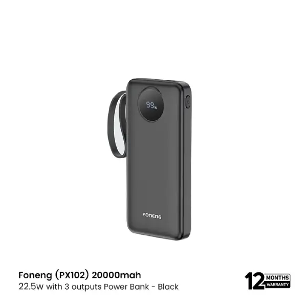 Foneng PX102 20000mAh 22.5W Power Bank