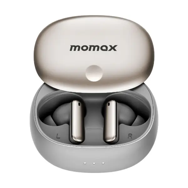 Momax 1-Vibe Lite True Wireless Noise Cancelling Earbuds - Titanium