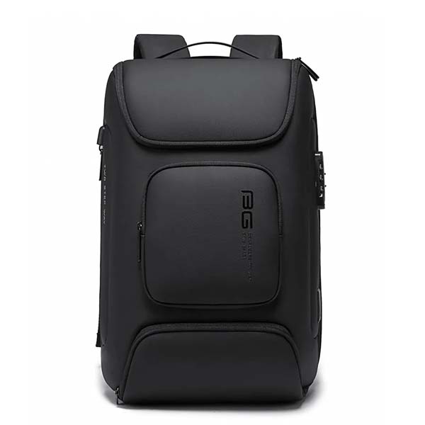 BANGE BG-7216 plus Waterproof & Scratchproof Material Anti-Theft 3 Pin Lock USB Port fit for 15.6 Inch Laptop Backpack