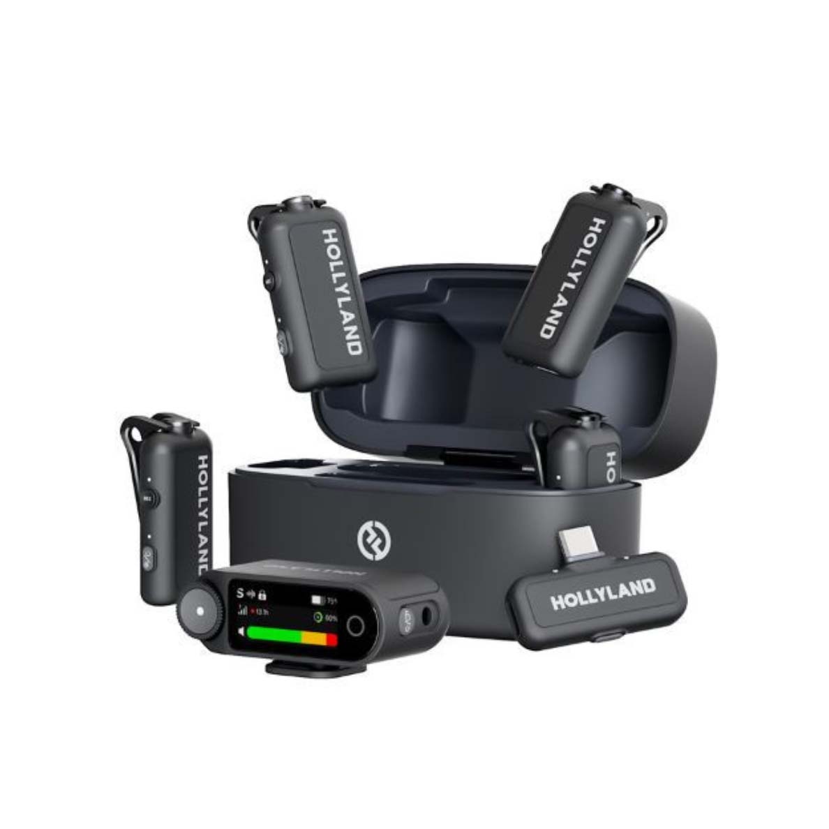Hollyland Lark MAX 2 Combo-4 Person Version Wireless Lavalier Microphone