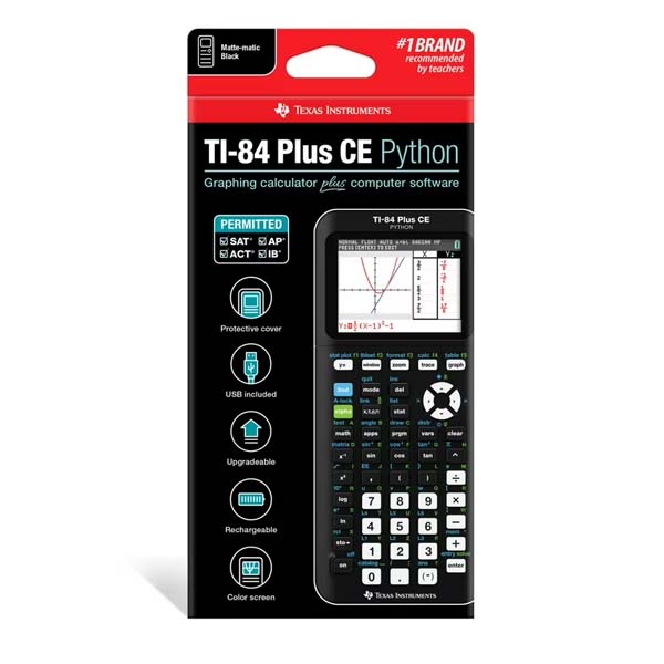 Texas TI-84 Plus CE Instruments Color Graphing Calculator