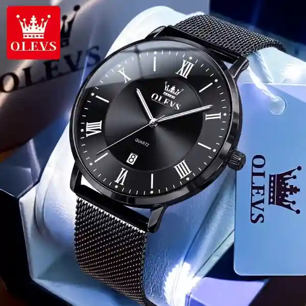 OLEVS 5623 Men Watch - All Black