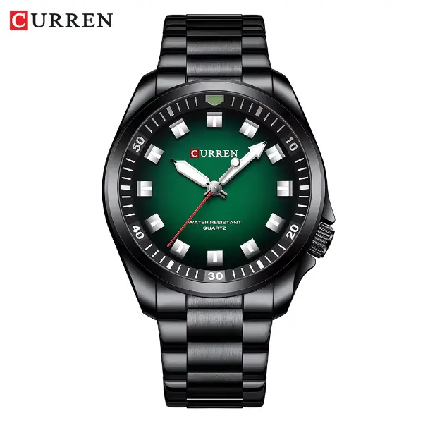 CURREN 8451 Men's Watch - black green