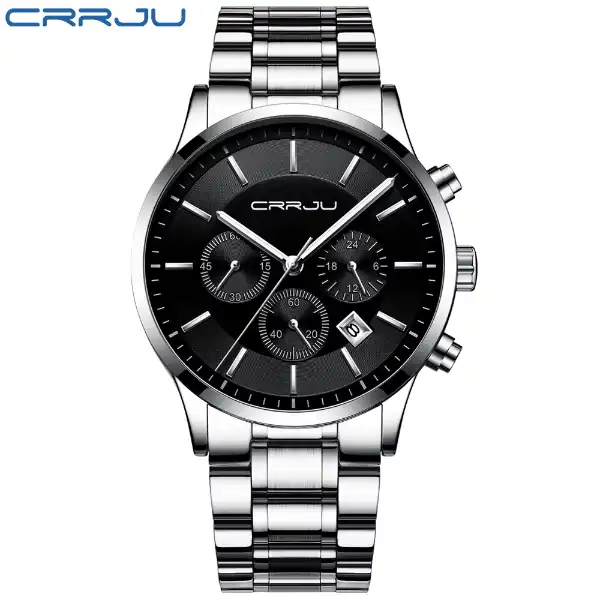 CRRJU 2262 Men's Watch - Silver Black