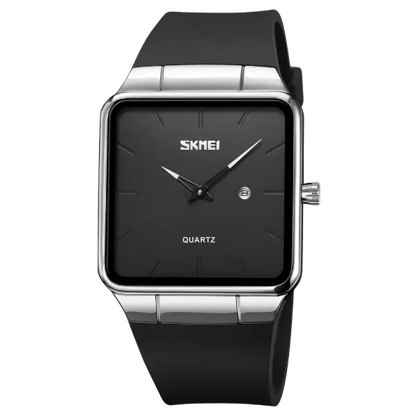 SKMEI 2173 Minimalist Quartz Fashion Women Watch - Silver Black