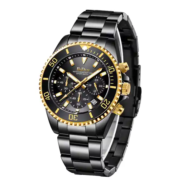 BIDEN 0163G Men's watch - 0163black