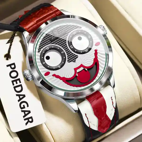 POEDAGAR 676 Men's Watch - 676 Silver White RD