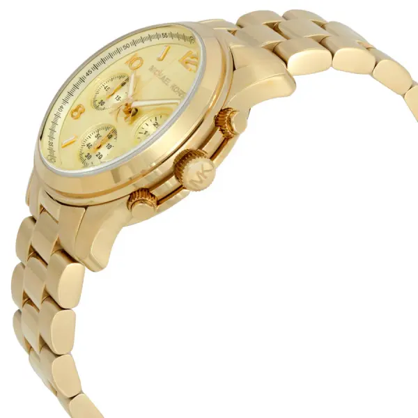 Michael Kors MK5055 Chronograph Gold Tone Ladies Watch