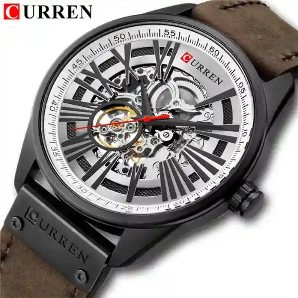 CURREN 8299 Men's Watch - black white