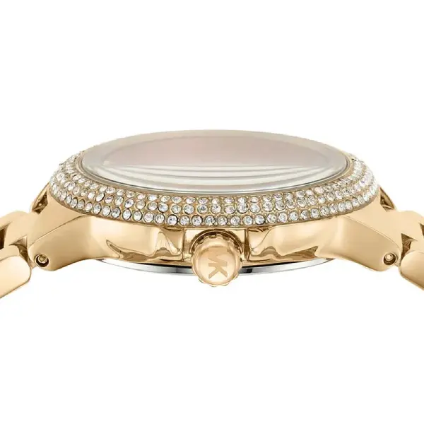 Michael Kors MK7196 Quartz Camille Crystal Red Dial Ladies Watch
