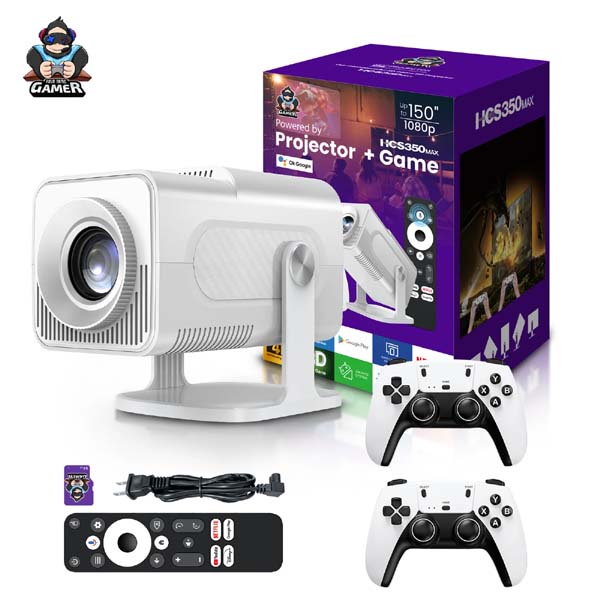 HCS350 Max 4K Gaming Projector with Voice Remote