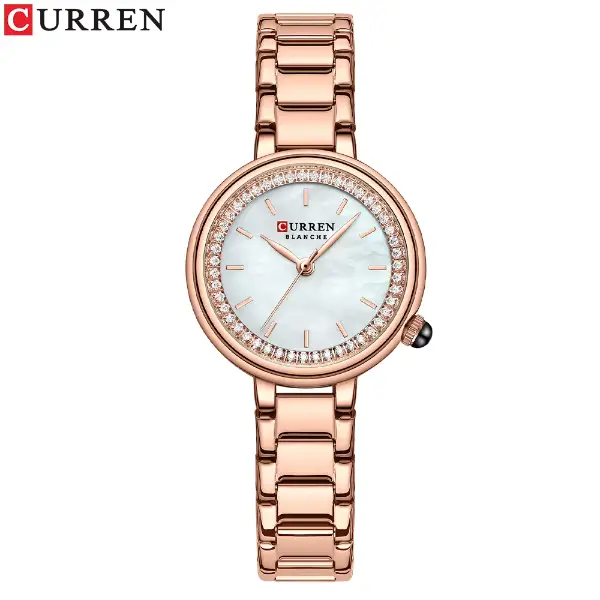Curren 9089 Women's Watch - rose white