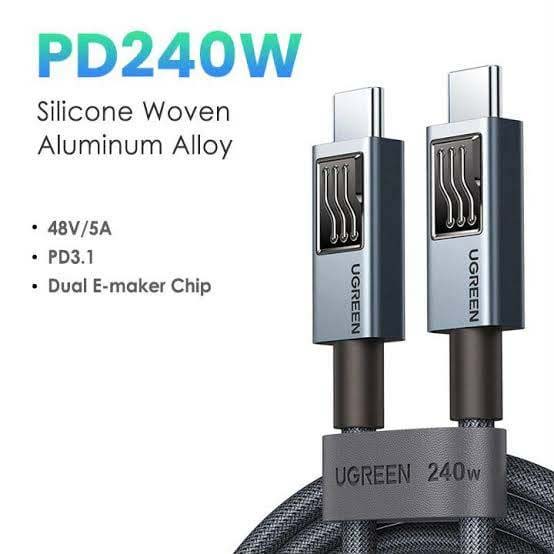 UGREEN 240W Type C to Type C Cable (1.5M)