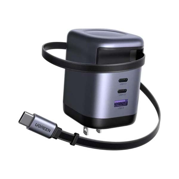 UGREEN X606 (65585) Nexode 100W Charger with Retractable USB-C Cable