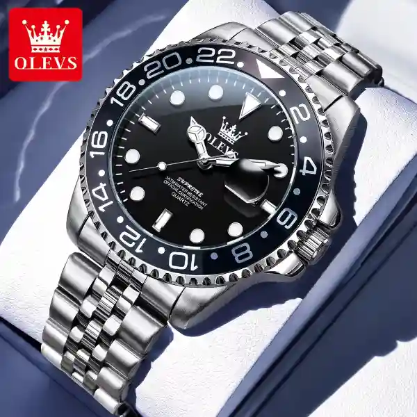 OLEVS 5657 Men's Watch - Black
