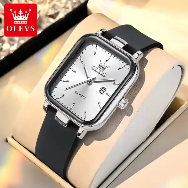 OLEVS 7089 Women's Watch - Silver White